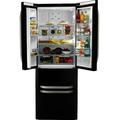 Hotpoint FFU4DK Frost Free Fridge Freezer in Black